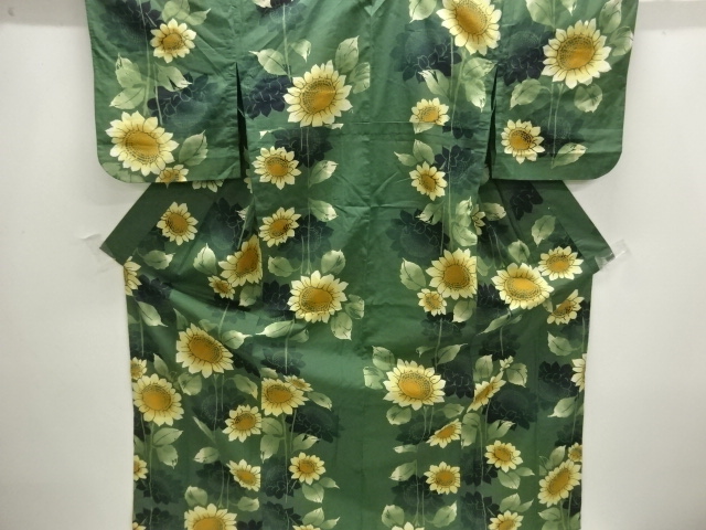 JAPANESE KIMONO / YUKATA / SUNFLOWER 